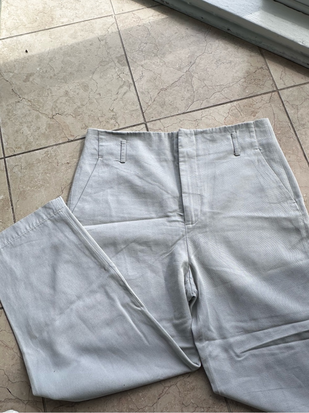 Zara Womens Light Gray Trousers